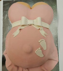 Babyshower-tårta
